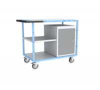 Servante établi équipée demi plateau tôle + 1 bloc porte 250 kg - 880707104
