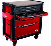 Servante extra large 6 tiroirs SAM OUTILLAGE 202 outils maintenance modules abs - CPP-XL