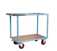 Servante mécano-soudée 2 plateaux médium roues CC 400 kg - FIMM - 880702231