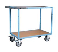 Servante mécano-soudée 2 plateaux médium roues TPE 400 kg - FIMM - 880702241