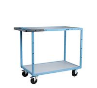 Servante mécano-soudée 2 plateaux mélaminé roues CC 250 kg - FIMM - 880702111