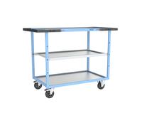 Servante mécano-soudée avec 3 plateaux 850x500 mm 250 kg - FIMM - 880701712