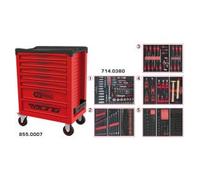 Servante RACING 7 tiroirs équipée de 384 outils - KS TOOLS - 855.7380