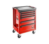 Servante Roll - - Roll.6M3Apb - 6 Tiroirs - 3 Modules Par Tiroir - Rouge