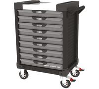 Servante ULTIMATE noire et grise, 9 tiroirs - KS Tools 816.0009 - Etabli mobile Chariot