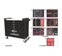 Servante ULTIMATE XL 7 tiroirs équipée de 428 outils - KS TOOLS - 825.7427
