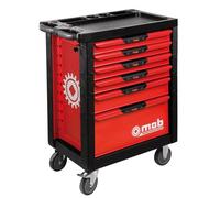 Servante vide proliner 3 modules 6 tiroirs MOB Rouge