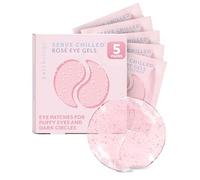 Patchology Serve Chilled Rosé Lot de 5 patchs hydratants sous les yeux - Masques pour les yeux infusés d'acide hyaluronique et d'antioxydants pour réduire les cernes, les poches et les ridules -
