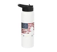 Served Like A Girl Female Veterans Day Gift Stainless Steel Insulated Water Bottle