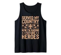 Served My Country Now I'm Raising Future Heroes Veteran Dad Débardeur