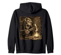 Server Room Monkey Sysadmin Devops Tech Humour Programmateur IT Sweat à Capuche