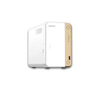QNAP TS-262 NAS Tower Intel® Celeron® N4505 4 Go 0 To QNAP QTS Or, Blanc