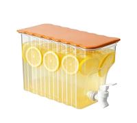 Serveur de jus glacé - Pot de robinet étanche, bol à punch en plastique, station d'hydratation pour buffet transparent | Équipement de restauration pour restaurant café anniversaire barbecue