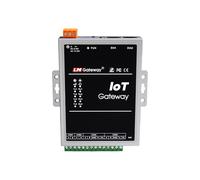 Serveur de périphérique IoT industriel, 4 ports RS232/485 Modbus Gateway RTU vers TCP convertisseur avec Wi-Fi étendu, Ethernet 10/100 (404)