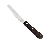 Serveur de tart en acier inoxydable - outil de coupe et de service de précision, levage de gâteau compact avec adhérence confortable, mini-spatule de cuisson de haute qualité | Parfait pour la coupe