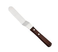 Serveur de tart en acier inoxydable - outil de coupe et de service de précision, levage de gâteau compact avec adhérence confortable, mini-spatule de cuisson de haute qualité | Parfait pour la coupe