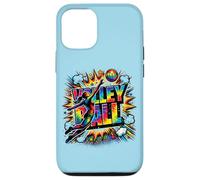Serveur de Volleyball pour Adolescents Comic Pop Art Power Play Energy Coque pour iPhone 12/12 Pro