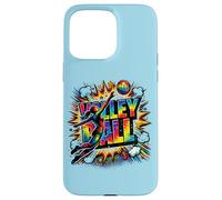 Serveur de Volleyball pour Adolescents Comic Pop Art Power Play Energy Coque pour iPhone 15 Pro Max