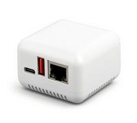 Serveur d'impression réseau USB 2.0, prend en charge l'impression d'images, charge de type C, port USB d'imprimante, adaptateur de serveur d'impression d'ordinateur, Plug and Play, 100-240 V (prise