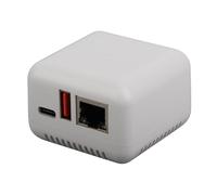 Serveur d'impression Réseau USB 2.0, Serveur d'impression USB Ethernet LAN 5 V Convertit L'imprimante en Serveur d'impression sans Fil, sans Fil avec USB de Type C, Interface de