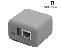 Serveur d'impression sans fil,transformez votre imprimante USB en réseau WiFi,adaptateur de serveur d'impression 2 ports USB Type C - Type WIFI version