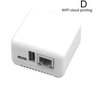 Serveur d'impression sans fil,transformez votre imprimante USB en réseau WiFi,adaptateur de serveur d'impression 2 ports USB Type C - Type WIFI cloud printing