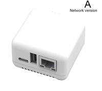 Serveur d'impression sans fil,transformez votre imprimante USB en réseau WiFi,adaptateur de serveur d'impression 2 ports USB Type C - Type Network version