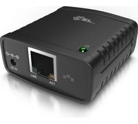 Serveur d'impression USB Fast Ethernet CSL avec bloc d'alimentation compatible PC et MAC / Windows 10