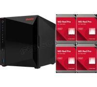 Serveur NAS Asustor Nimbustor 4 AS-5304T - 32To (4x8To) WD Red Pro