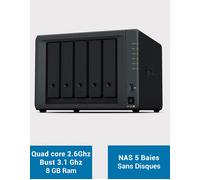 Synology NAS 5-fach DiskStation DS1522+ - Ohne Laufwerke - 5x 3.5/2.5 SATA ( DS1522+ )