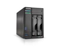 Serveur NAS Asustor Lockerstor 2 AS6602T 90-AS6602T00-MD30 4Go DDR4 3.5 Serial ATA III Noir Lockerstor G