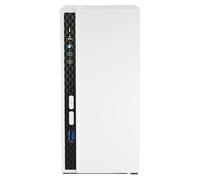 QNAP TS-233 serveur de stockage NAS Tower ARM Cortex-A55 2 Go 0 To QNAP QTS Blanc