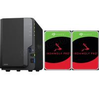 Serveur NAS Synology DiskStation DS223 - 16To (2x8To) Seagate Ironwolf Pro