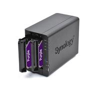 Serveur NAS SYNOLOGY DS223 - 2 baies - 4To avec 2x disques durs WD 2TB PURPLE - Gigabit Ethernet - RAID 0