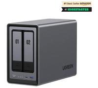 Serveur NAS Ugreen 2 baies DXP2800 64 To Gris anodisé