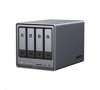 Serveur NAS Ugreen 4 baies DX4800 Plus 112 To Gris Gris anodisé