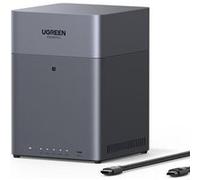 Serveur NAS Ugreen DH4300 Plus 4 baies 120 To Gris anodisé + câble HDMI Gris anodisé