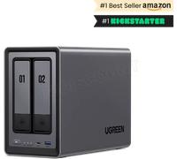 Ugreen NASync DXP2800 NAS System 2-Bay Compact Intel® N N100 8 Go DDR5 0 To UGOS Pro Noir