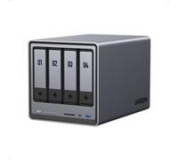 Ugreen Serveur NAS NASync DXP4800 4 baies – Jusqu'à 136 To Gris anodisé
