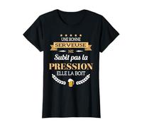 Serveuse subit pas la pression bière humour Bar, Barman T-Shirt