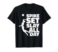 Servez, piquez, tuez : libérez Votre maître de Volleyball intérieur T-Shirt Graphique avec Valeur