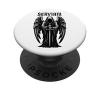 Serviam - Saint Michel PopSockets PopGrip Adhésif