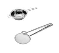 Service à bain marie et pince à friture pour beignets Zenker Smart Pastry Gris