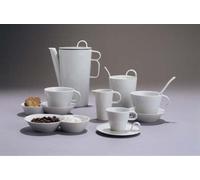 Service à café Bohemia White, porcelaine tchèque Dubí, blanc, 15 pièces