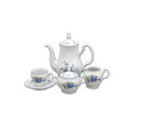 Service à café en porcelaine, Bernadotte, porcelaine de Carlsbad, Thun, 15 pièces