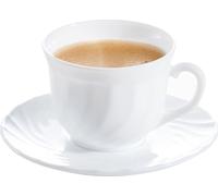 Service à café Ensemble de thé Ensemble de café Soucoupe Trianon 280ml LUMINARC 8 pcs.