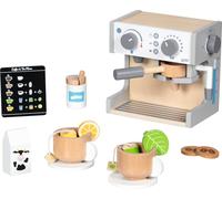 Gollnest & Kiesel - Machine à café et à thé - Jouet d'imitation en bois - 16 pièces - Multicolore