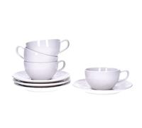 Service à cappuccino SARA DUKA 8 pièces en porcelaine 200 ml