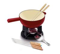 BEKA Service à fondue 16304204 en fonte Rouge 20 cm