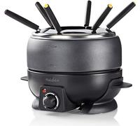 Service à fondue | 6 personnes | 2,3 litres | Contrôle de température réglable | 800 W | Poignée(s) froide(s) au toucher | Fond antidérapant | Protection contre la surchauffe